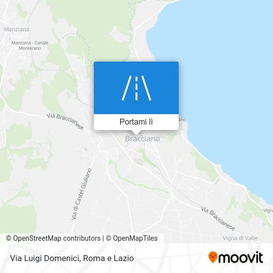 Mappa Via Luigi Domenici