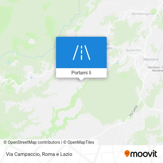 Mappa Via Campaccio