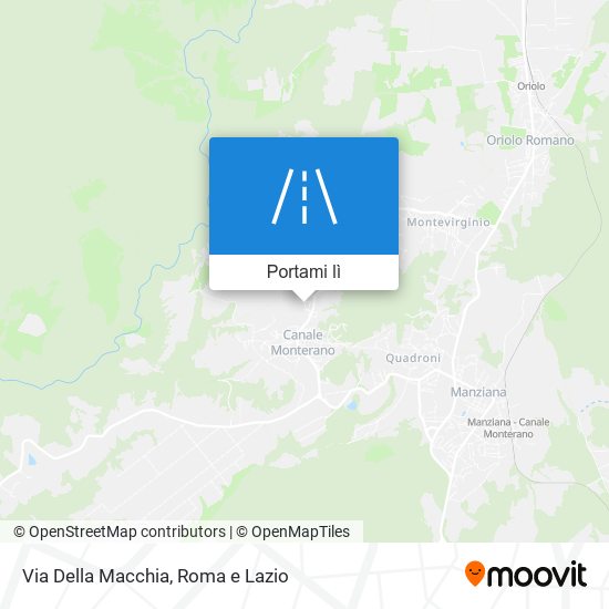 Mappa Via Della Macchia
