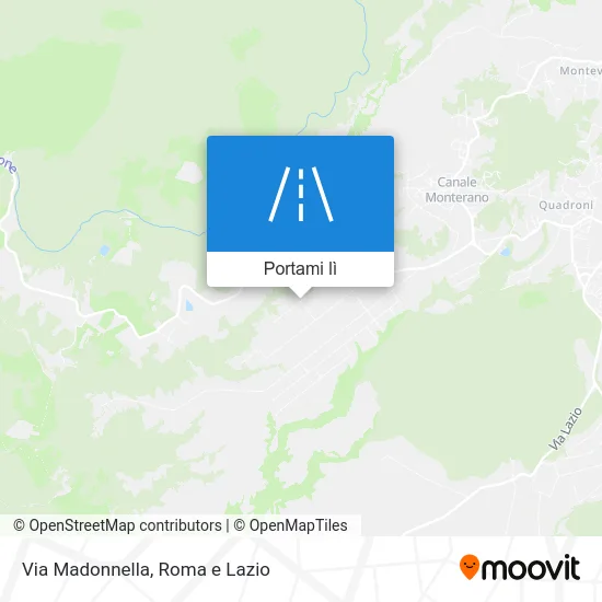 Mappa Via Madonnella