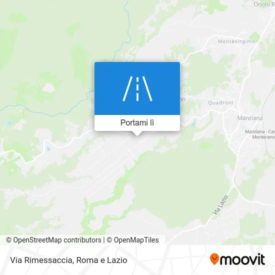 Mappa Via Rimessaccia