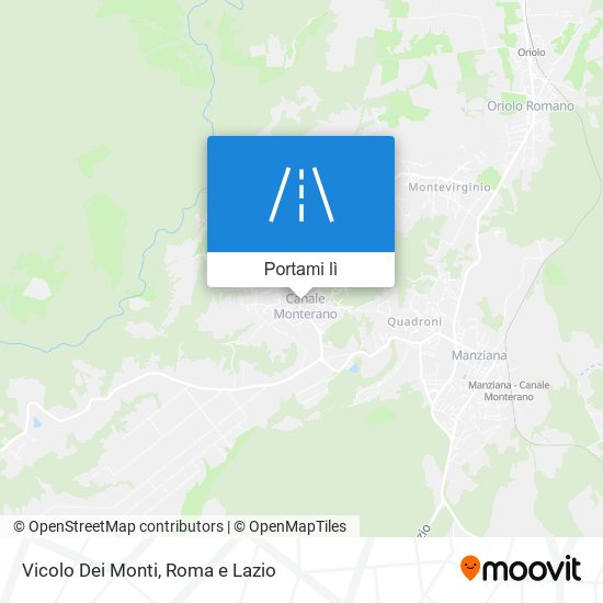 Mappa Vicolo Dei Monti