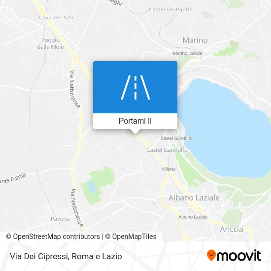 Mappa Via Dei Cipressi