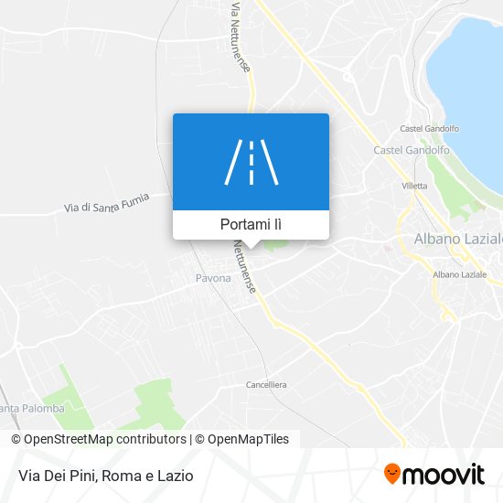 Mappa Via Dei Pini