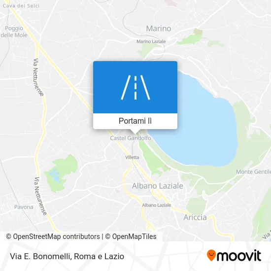 Mappa Via E. Bonomelli