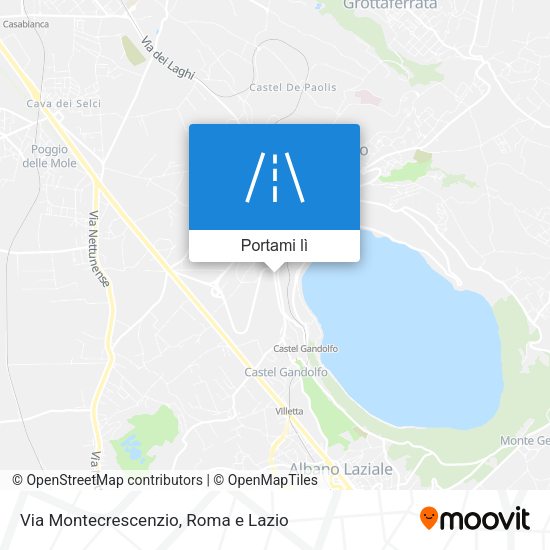Mappa Via Montecrescenzio
