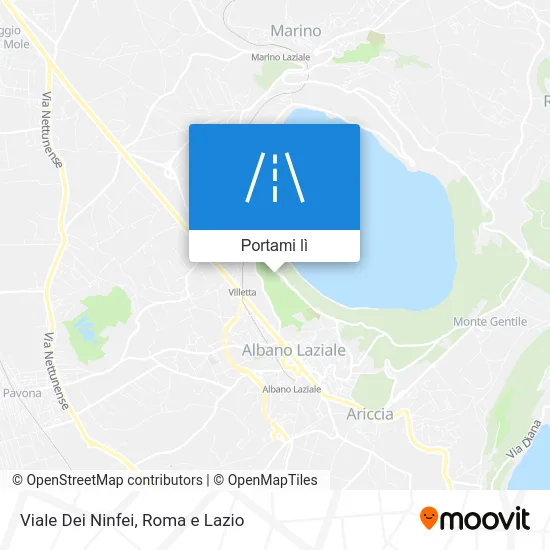 Mappa Viale Dei Ninfei