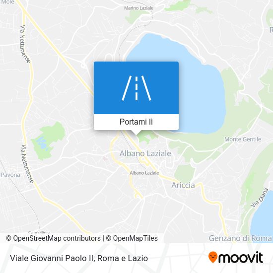Mappa Viale Giovanni Paolo II