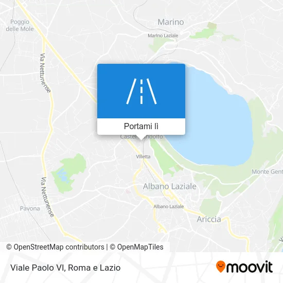 Mappa Viale Paolo VI