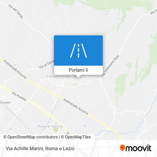 Mappa Via Achille Marini