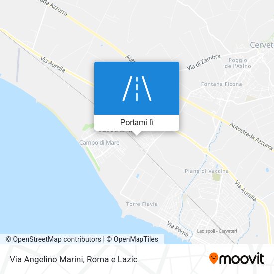 Mappa Via Angelino Marini
