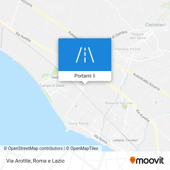 Mappa Via Arotite