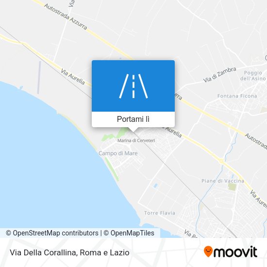 Mappa Via Della Corallina