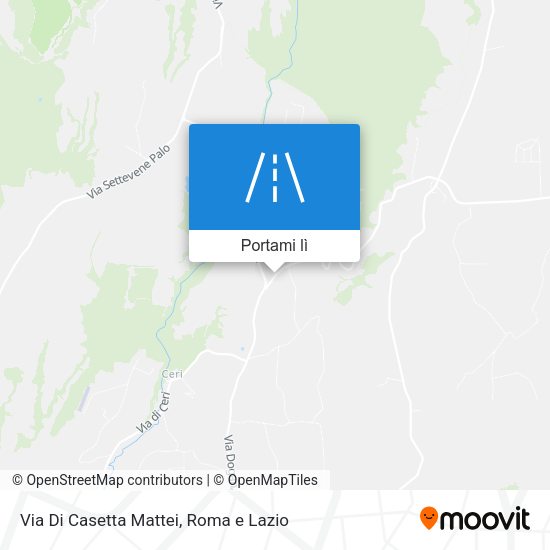 Mappa Via Di Casetta Mattei