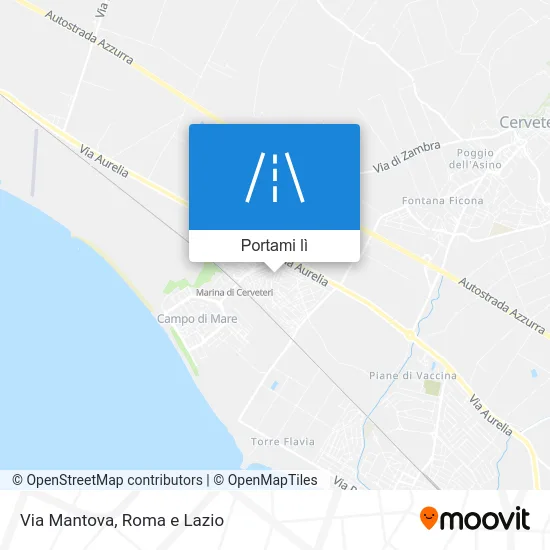Mappa Via Mantova
