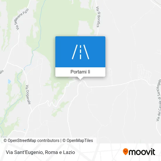 Mappa Via Sant'Eugenio