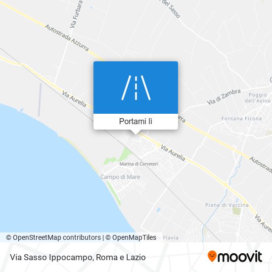 Mappa Via Sasso Ippocampo