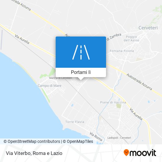 Mappa Via Viterbo