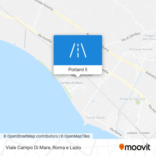 Mappa Viale Campo Di Mare