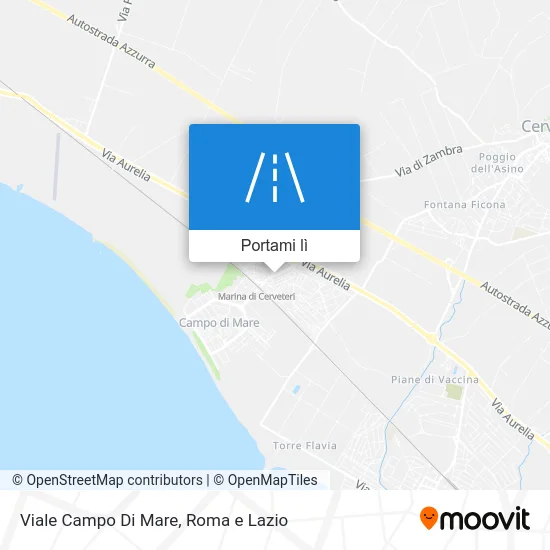 Mappa Viale Campo Di Mare