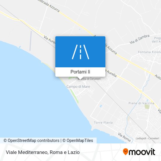 Mappa Viale Mediterraneo