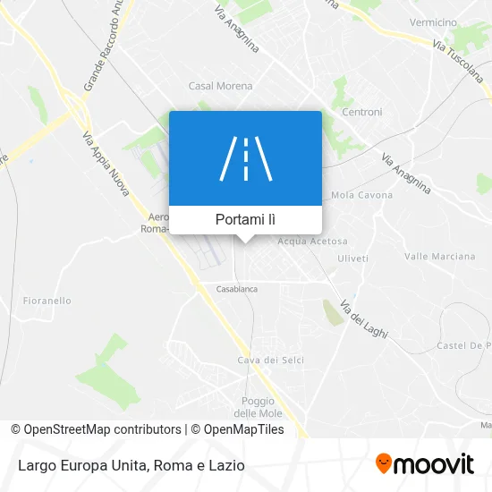 Mappa Largo Europa Unita