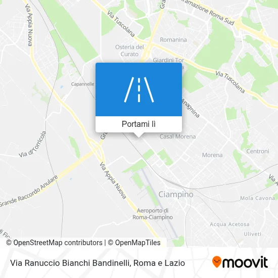 Mappa Via Ranuccio Bianchi Bandinelli