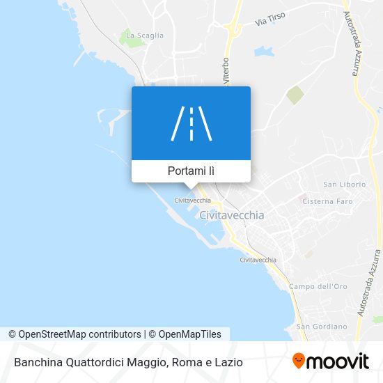 Mappa Banchina Quattordici Maggio