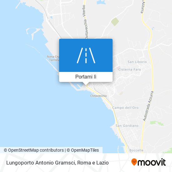 Mappa Lungoporto Antonio Gramsci