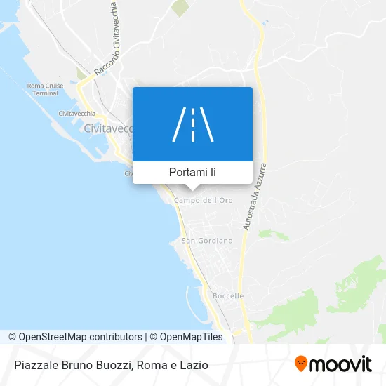 Mappa Piazzale Bruno Buozzi