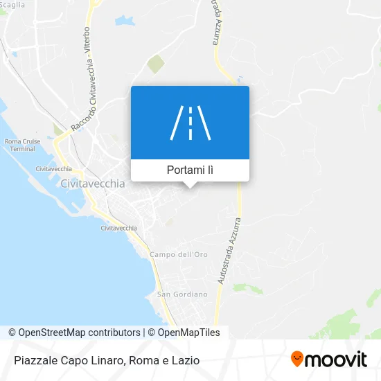 Mappa Piazzale Capo Linaro