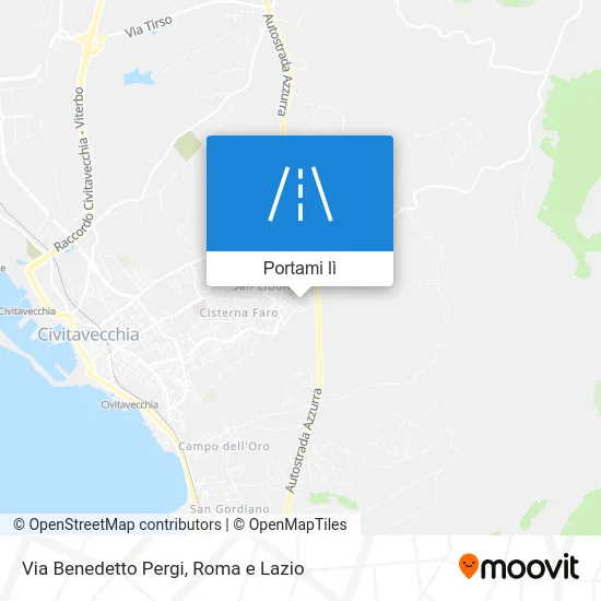 Mappa Via Benedetto Pergi