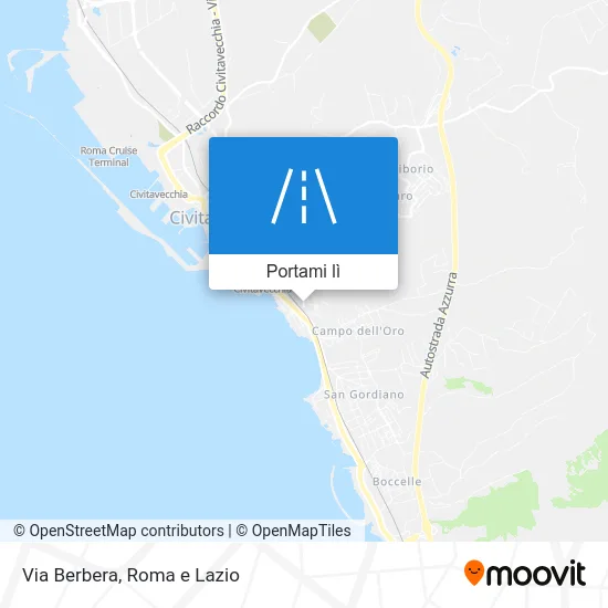 Mappa Via Berbera