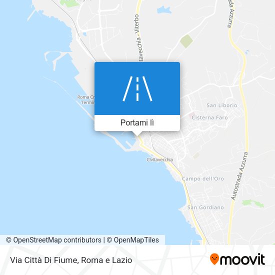 Mappa Via Città Di Fiume