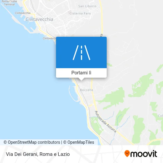 Mappa Via Dei Gerani