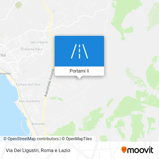 Mappa Via Dei Ligustri