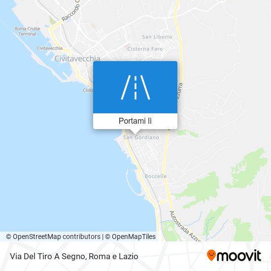 Mappa Via Del Tiro A Segno