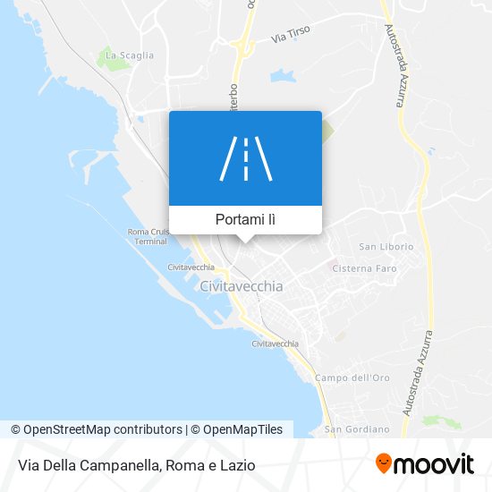 Mappa Via Della Campanella