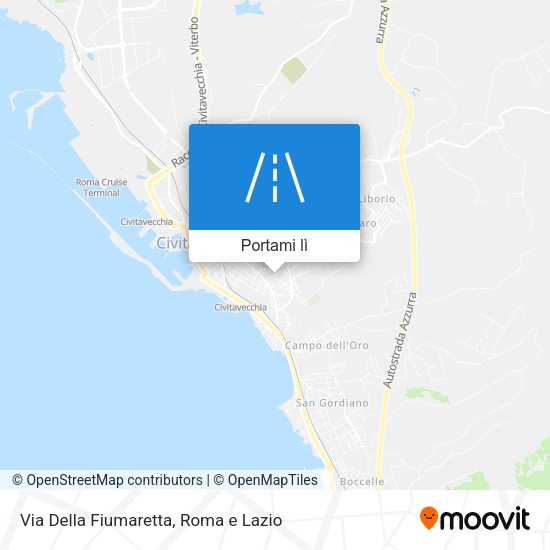 Mappa Via Della Fiumaretta
