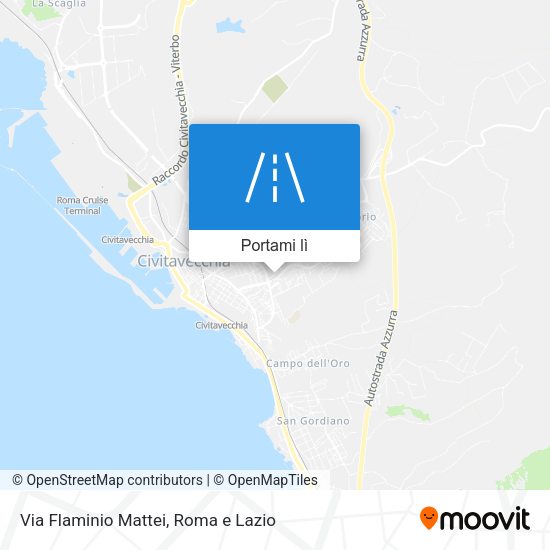 Mappa Via Flaminio Mattei