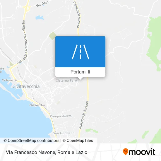 Mappa Via Francesco Navone