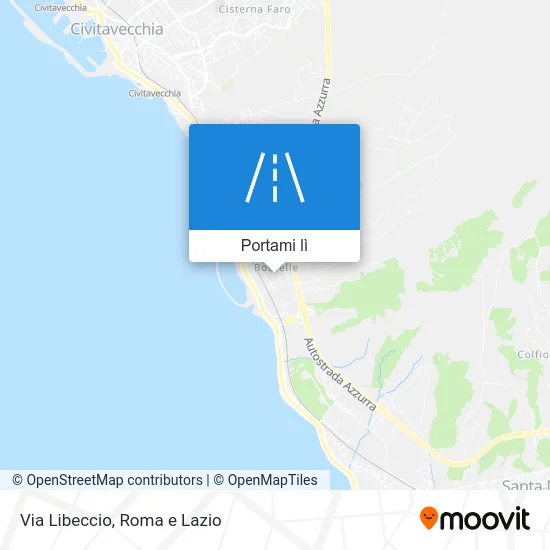 Mappa Via Libeccio