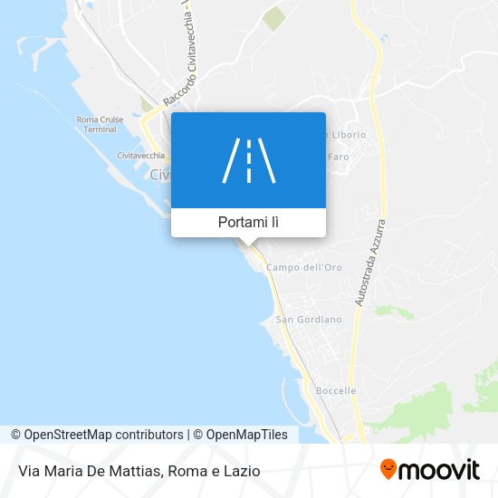 Mappa Via Maria De Mattias