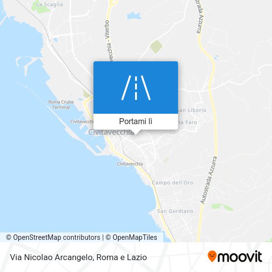 Mappa Via Nicolao Arcangelo