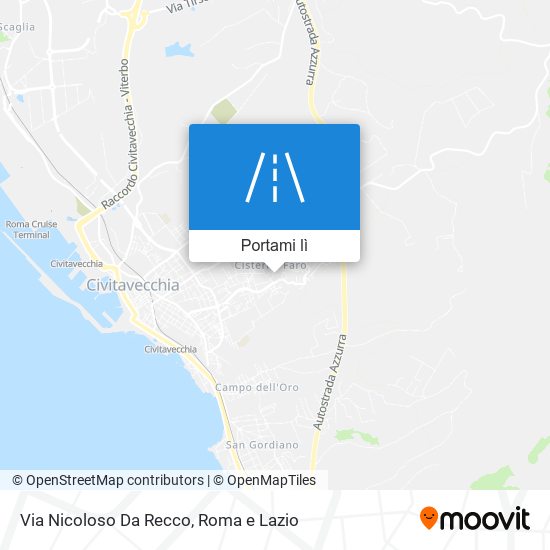 Mappa Via Nicoloso Da Recco