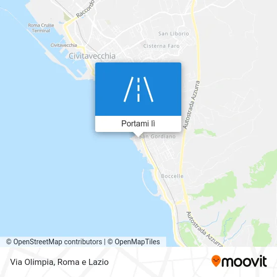 Mappa Via Olimpia