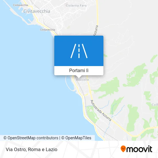 Mappa Via Ostro