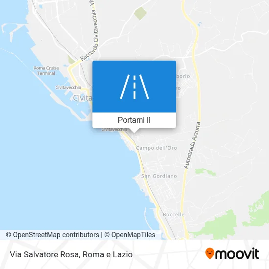 Mappa Via Salvatore Rosa