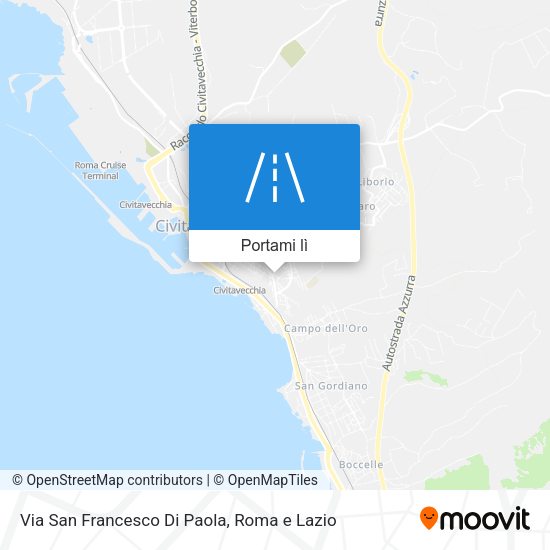 Mappa Via San Francesco Di Paola