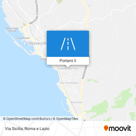Mappa Via Sicilia